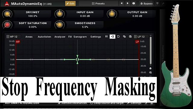 Reduce frequency masking with MAutoDynamicEQ